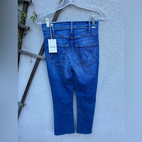 MOTHER The Hustler Ankle Fray Jeans Grasping at straws New with Tags! - Picture 6 of 9